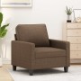 Sillón de tela marrón 60 cm de , Sofás - Ref: Foro24-359150, Precio: 160,72 €, Descuento: %