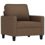 Sillón de tela marrón 60 cm de , Sofás - Ref: Foro24-359150, Precio: 160,72 €, Descuento: %