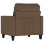 Sillón de tela marrón 60 cm de , Sofás - Ref: Foro24-359150, Precio: 160,72 €, Descuento: %