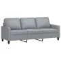 Juego de sofás con cojines 4 piezas tela gris claro de , Sofás - Ref: Foro24-3201436, Precio: 637,68 €, Descuento: %