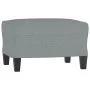 Juego de sofás con cojines 4 piezas tela gris claro de , Sofás - Ref: Foro24-3201436, Precio: 637,68 €, Descuento: %