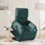 Sillón eléctrico reclinable elevable de tela verde oscuro en Sillones | Comprar online en Foru.es