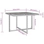 Set comedor de jardín 9 pzas ratán sintético y madera negro de vidaXL, Conjuntos de jardín - Ref: Foro24-42530, Precio: 613,4...