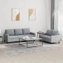 Juego de sofás con cojines 2 piezas tela gris claro de , Sofás - Ref: Foro24-3201460, Precio: 461,95 €, Descuento: %