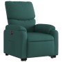 Sillón eléctrico reclinable elevable de tela verde oscuro en Sillones | Comprar online en Foru.es
