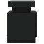 Mesita de noche de aglomerado negro 45x35x52 cm de vidaXL, Mesitas de noche - Ref: Foro24-326850, Precio: 94,73 €, Descuento: %