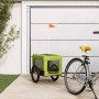 Remolque de bicicleta mascotas hierro tela Oxford verde negro de , Cochecitos para mascotas - Ref: Foro24-93927, Precio: 115,...