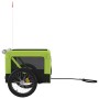 Remolque de bicicleta mascotas hierro tela Oxford verde negro de , Cochecitos para mascotas - Ref: Foro24-93927, Precio: 115,...