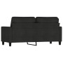 Sofá de 2 plazas de tela negro 140 cm de , Sofás - Ref: Foro24-359167, Precio: 229,43 €, Descuento: %