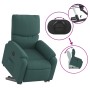 Sillón eléctrico reclinable elevable de tela verde oscuro en Sillones | Comprar online en Foru.es