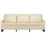 Sofá de 3 plazas de tela crema 180 cm de , Sofás - Ref: Foro24-359173, Precio: 275,35 €, Descuento: %