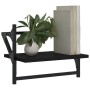 Estantes de pared con barras 2 unidades negro 40x25x30 cm de , Estantes y estanterías - Ref: Foro24-836238, Precio: 22,07 €, ...