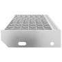 Peldaño de rejilla acero galvanizado 80x24x7 cm de , Alfombrillas para escalones - Ref: Foro24-155679, Precio: 36,54 €, Descu...