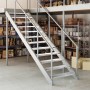 Peldaño de rejilla acero galvanizado 90x24x7 cm de , Alfombrillas para escalones - Ref: Foro24-155685, Precio: 59,23 €, Descu...