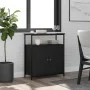 Aparador de madera de ingeniería negro 70x30x80 cm de , Aparadores - Ref: Foro24-835529, Precio: 60,56 €, Descuento: %