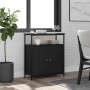 Aparador de madera de ingeniería negro 70x30x80 cm de , Aparadores - Ref: Foro24-835529, Precio: 61,36 €, Descuento: %