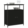 Aparador de madera de ingeniería negro 70x30x80 cm de , Aparadores - Ref: Foro24-835529, Precio: 60,56 €, Descuento: %