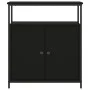 Aparador de madera de ingeniería negro 70x30x80 cm de , Aparadores - Ref: Foro24-835529, Precio: 60,56 €, Descuento: %