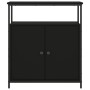 Aparador de madera de ingeniería negro 70x30x80 cm de , Aparadores - Ref: Foro24-835529, Precio: 61,36 €, Descuento: %