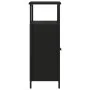 Aparador de madera de ingeniería negro 70x30x80 cm de , Aparadores - Ref: Foro24-835529, Precio: 60,56 €, Descuento: %