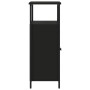 Aparador de madera de ingeniería negro 70x30x80 cm de , Aparadores - Ref: Foro24-835529, Precio: 61,36 €, Descuento: %