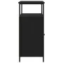 Aparador de madera de ingeniería negro 100x35x80 cm by , Sideboards - Ref: Foro24-835499, Price: 89,73 €, Discount: %