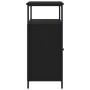 Aparador de madera de ingeniería negro 100x35x80 cm de , Aparadores - Ref: Foro24-835499, Precio: 91,04 €, Descuento: %