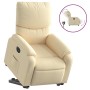 Sillón eléctrico reclinable elevable de tela color crema en Sillones | Comprar online en Foru.es
