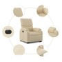 Sillón eléctrico reclinable elevable de tela color crema en Sillones | Comprar online en Foru.es
