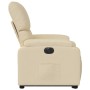 Sillón eléctrico reclinable elevable de tela color crema en Sillones | Comprar online en Foru.es
