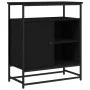 Black engineered wood sideboard 69x35x80 cm by , Sideboards - Ref: Foro24-835544, Price: 63,71 €, Discount: %