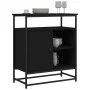 Black engineered wood sideboard 69x35x80 cm by , Sideboards - Ref: Foro24-835544, Price: 63,71 €, Discount: %