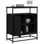 Aparador de madera de ingeniería negro 69x35x80 cm de , Aparadores - Ref: Foro24-835544, Precio: 61,84 €, Descuento: %