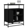 Black engineered wood sideboard 69x35x80 cm by , Sideboards - Ref: Foro24-835544, Price: 63,71 €, Discount: %