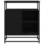 Aparador de madera de ingeniería negro 69x35x80 cm de , Aparadores - Ref: Foro24-835544, Precio: 61,84 €, Descuento: %