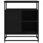 Black engineered wood sideboard 69x35x80 cm by , Sideboards - Ref: Foro24-835544, Price: 63,71 €, Discount: %