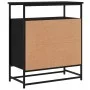 Black engineered wood sideboard 69x35x80 cm by , Sideboards - Ref: Foro24-835544, Price: 63,71 €, Discount: %