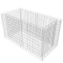 Arriate de acero de gaviones plateado 180x90x100 cm de vidaXL, Maceteros y jardineras - Ref: Foro24-142366, Precio: 133,64 €,...