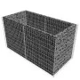 Arriate de acero de gaviones plateado 180x90x100 cm de vidaXL, Maceteros y jardineras - Ref: Foro24-142366, Precio: 133,64 €,...