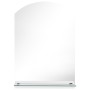 Espejo de pared con estante de vidrio templado 50x70 cm de , Espejos - Ref: Foro24-249432, Precio: 41,87 €, Descuento: %