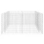Arriate de acero de gaviones plateado 180x90x100 cm de vidaXL, Maceteros y jardineras - Ref: Foro24-142366, Precio: 133,64 €,...