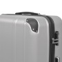 Juego de maletas rígidas cuatro unidades plata de vidaXL, Maletas - Ref: Foro24-91196, Precio: 143,66 €, Descuento: %