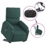 Sillón masaje eléctrico reclinable elevable tela verde oscuro en Sillones | Comprar online en Foru.es