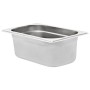 Bandejas Gastronorm 8 unidades GN 1/4 100 mm acero inoxidable de , Cubetas para mesas de vapor - Ref: Foro24-50902, Precio: 7...