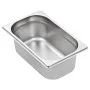 Bandejas Gastronorm 8 unidades GN 1/4 100 mm acero inoxidable de , Cubetas para mesas de vapor - Ref: Foro24-50902, Precio: 6...