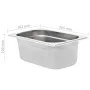 Bandejas Gastronorm 8 unidades GN 1/4 100 mm acero inoxidable de , Cubetas para mesas de vapor - Ref: Foro24-50902, Precio: 6...
