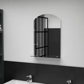 Wall mirror with tempered glass shelf 40x60 cm by , Mirrors - Ref: Foro24-249431, Price: 35,07 €, Discount: %