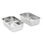 Bandejas Gastronorm 2 unidades GN 1/1 150 mm acero inoxidable de , Cubetas para mesas de vapor - Ref: Foro24-50882, Precio: 6...
