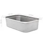 Bandejas Gastronorm 2 unidades GN 1/1 150 mm acero inoxidable de , Cubetas para mesas de vapor - Ref: Foro24-50882, Precio: 6...