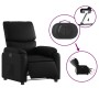 Sillón reclinable eléctrico de cuero sintético negro en Sillones | Comprar online en Foru.es